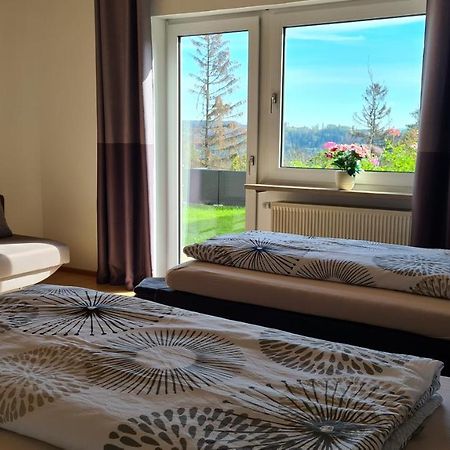 Moderne Ferienwohnung Mit Eigenem Garten Und Traumhaften Blick Wilhelmsthal 외부 사진