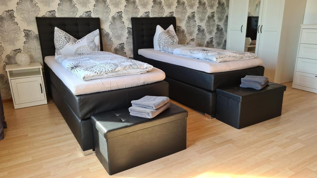 Moderne Ferienwohnung Mit Eigenem Garten Und Traumhaften Blick Wilhelmsthal 외부 사진