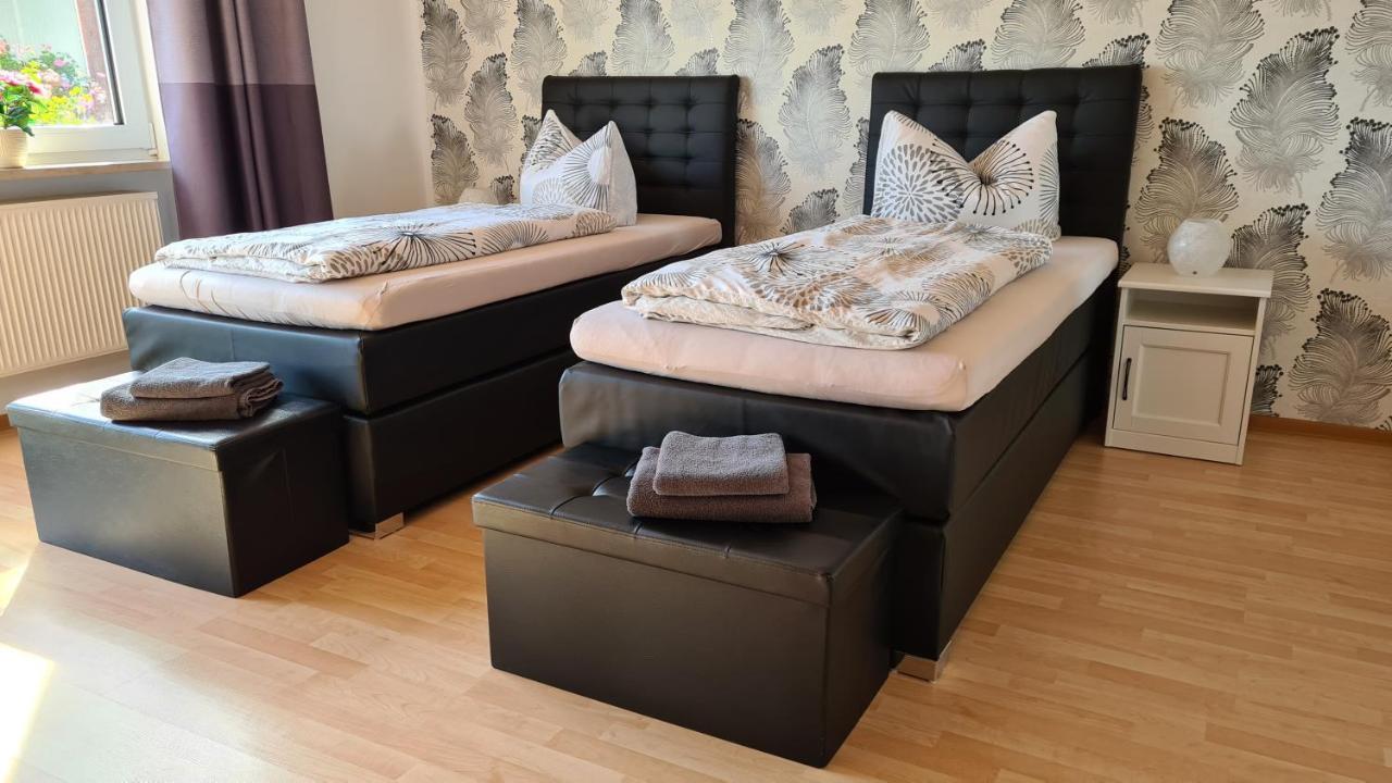 Moderne Ferienwohnung Mit Eigenem Garten Und Traumhaften Blick Wilhelmsthal 외부 사진
